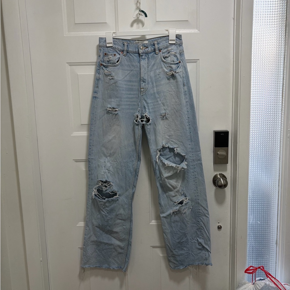 Zara Light Blue Denim Jeans